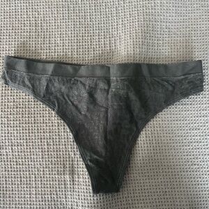 NWT Victoria's Secret Charcoal Thong